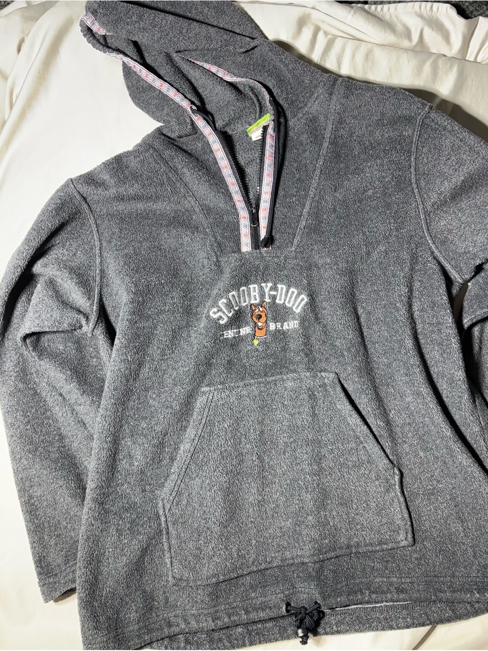 Vintage Cartoon Network Scooby-Doo Gray Pullover Hoodie